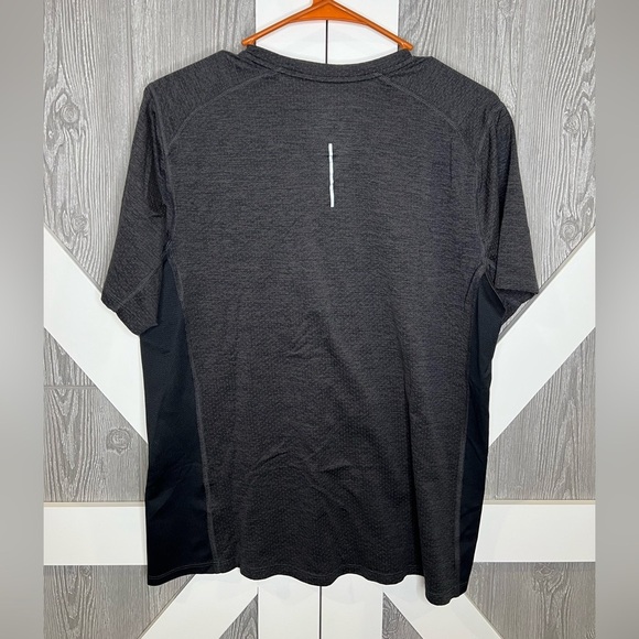 D19.18 NIKE Dri-Fit Breathe Miler Running T-Shirt Gray L - Picture 4 of 8
